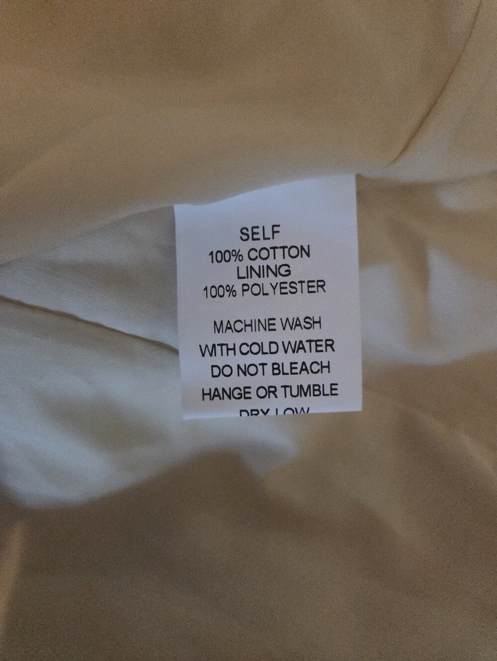 Bohme NWT Cream Smocked Midi Dress Long Sleeve Cottagecore M - Picture 13 of 14